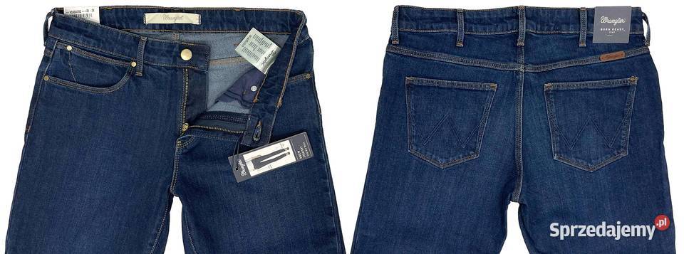 Spodnie damskie Wrangler Drew Straight W28 L34 Rozmiar 38(M) warmińsko-mazurskie Pisz