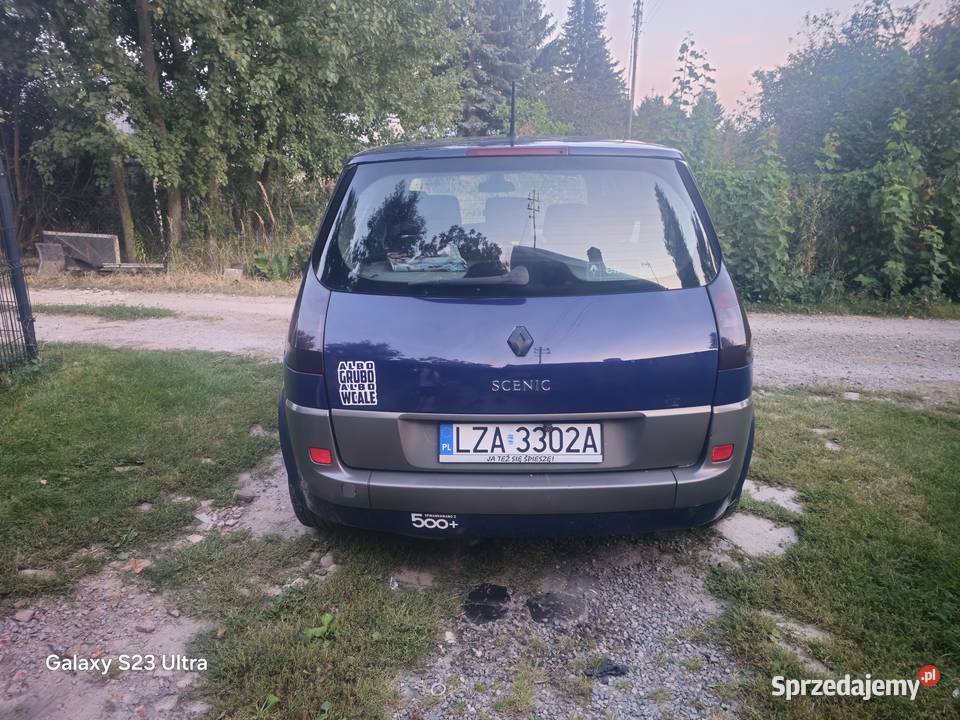 Renault Scenic II 2004r 20BG ładny isofix Zamość