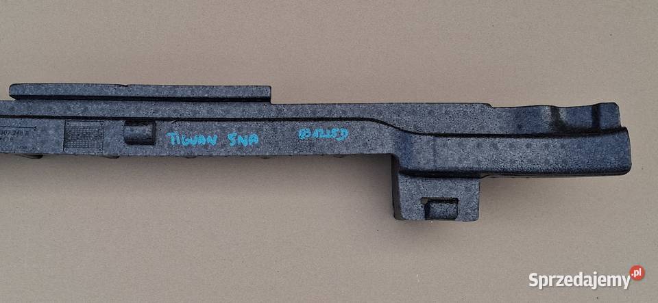 VW TIGUAN 5NA LIFT II ABSORBER ZDERZAKA PRZÓD Bieleń