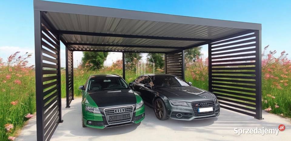 CarPort PREMIUM Wiata samochodowa 5x5 Antracyt Zamość