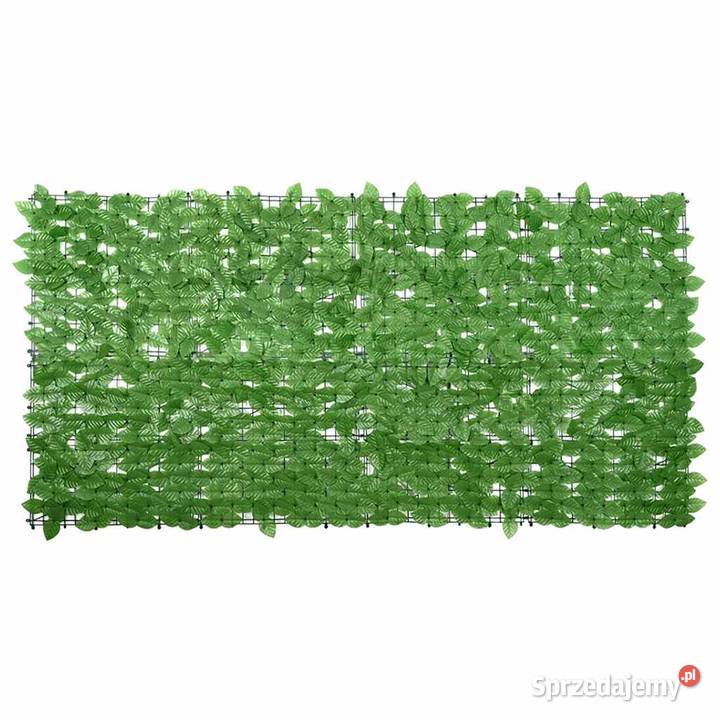 Parawan balkonowy zielone liście 200x100 367844 Warszawa