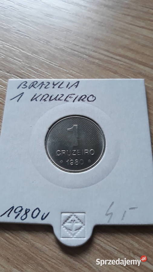 1 Kruzeiro Brazylia 1980 r Numizmatyka Konin
