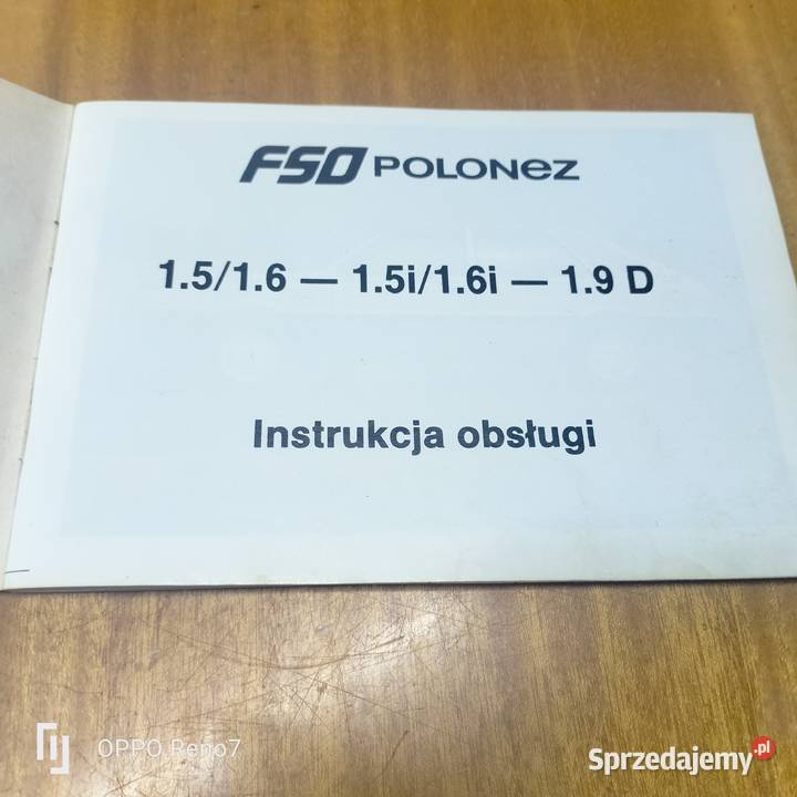 Instrukcja obsługi Polonez Łubno