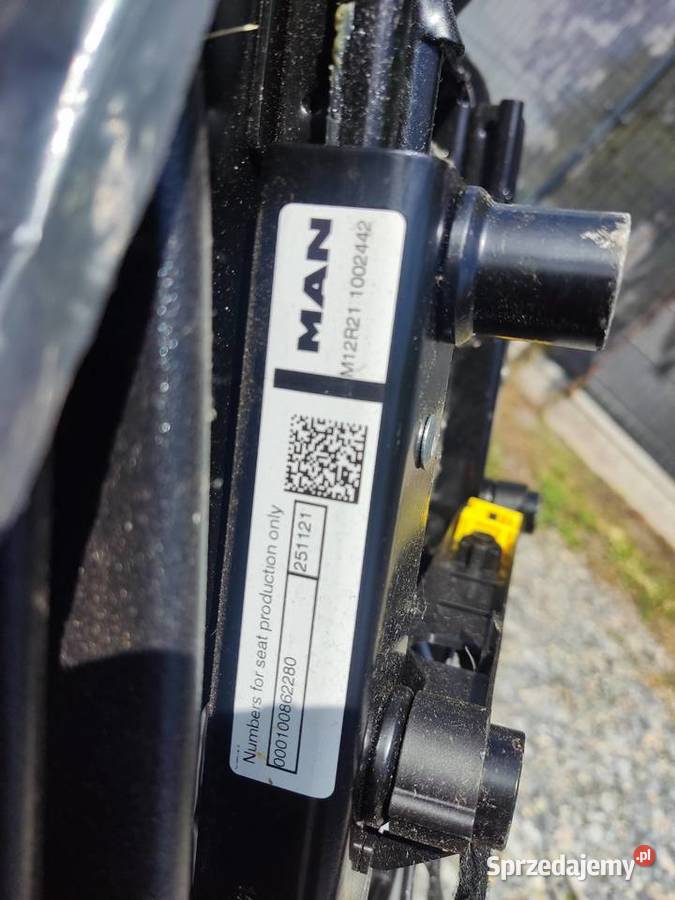 Fotel Pneumatyczny Prawy MAN Rok produkcji 2021 Fotele i kanapy małopolskie Kraków