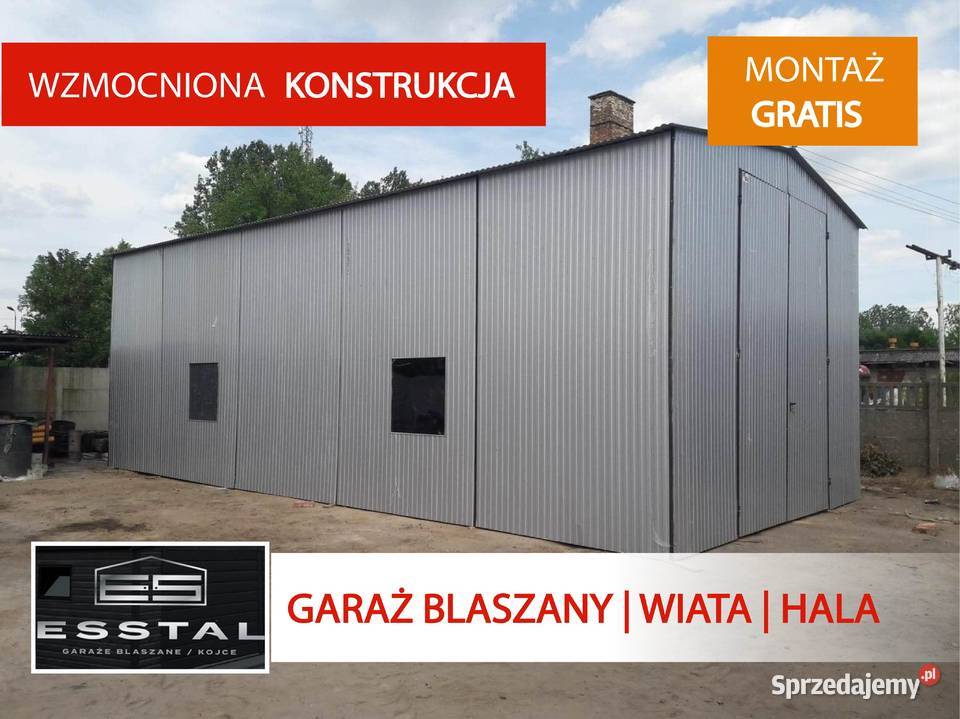 029A Garaż BlaszanyGaraże 45m2 Szczecinek