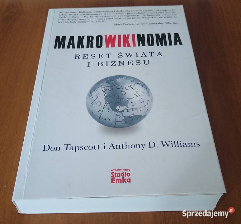 Makrowikinomia reset świata i biznesu Don Książki naukowe i popularnonaukowe Gdańsk