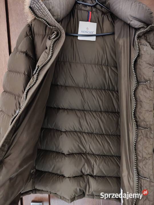 Luksusowa Kurtka Puchowa MONCLER CLUNY GIUBBOTTO Łańcut
