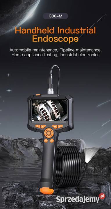 Kamera Inspekcyjna Endoskopowa 5 metrów 1080P HD Wrocław sprzedam