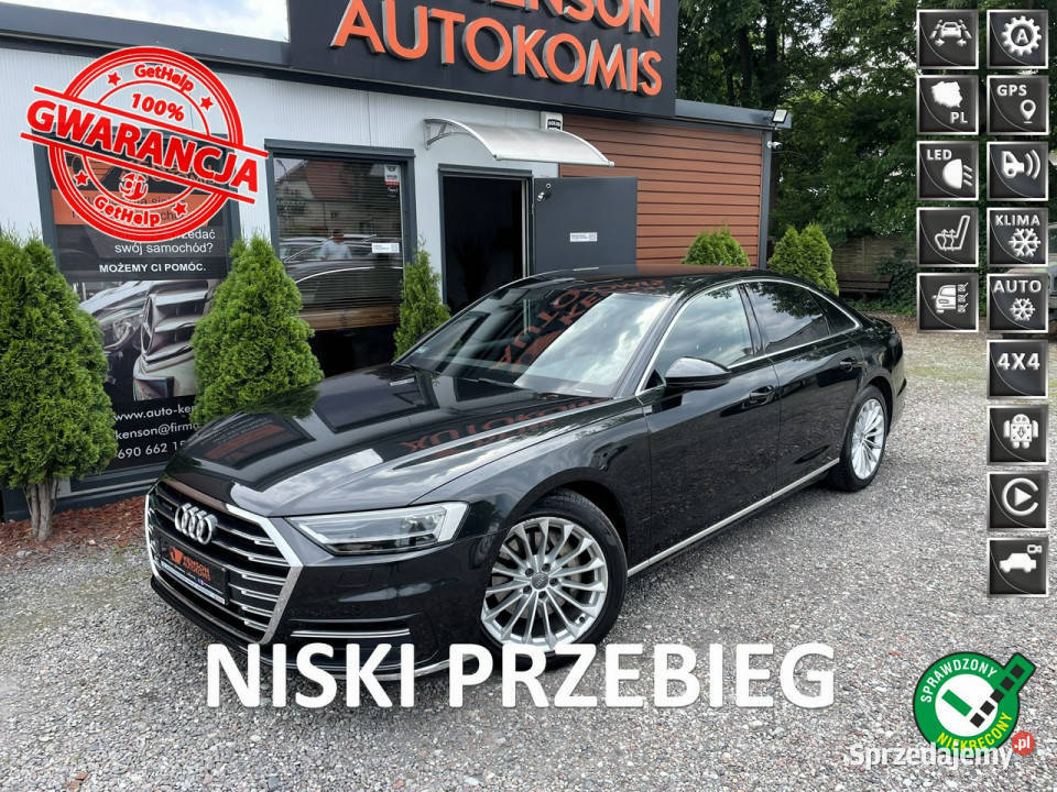 Audi A8 Quattro LED Virtual Asystenci Dociągi asystent pasa ruchu
