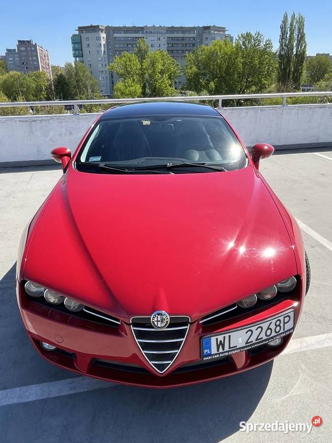 Alfa Romeo Brera czerwona 32 V6 JTS 260 napęd Q4 manualna Warszawa