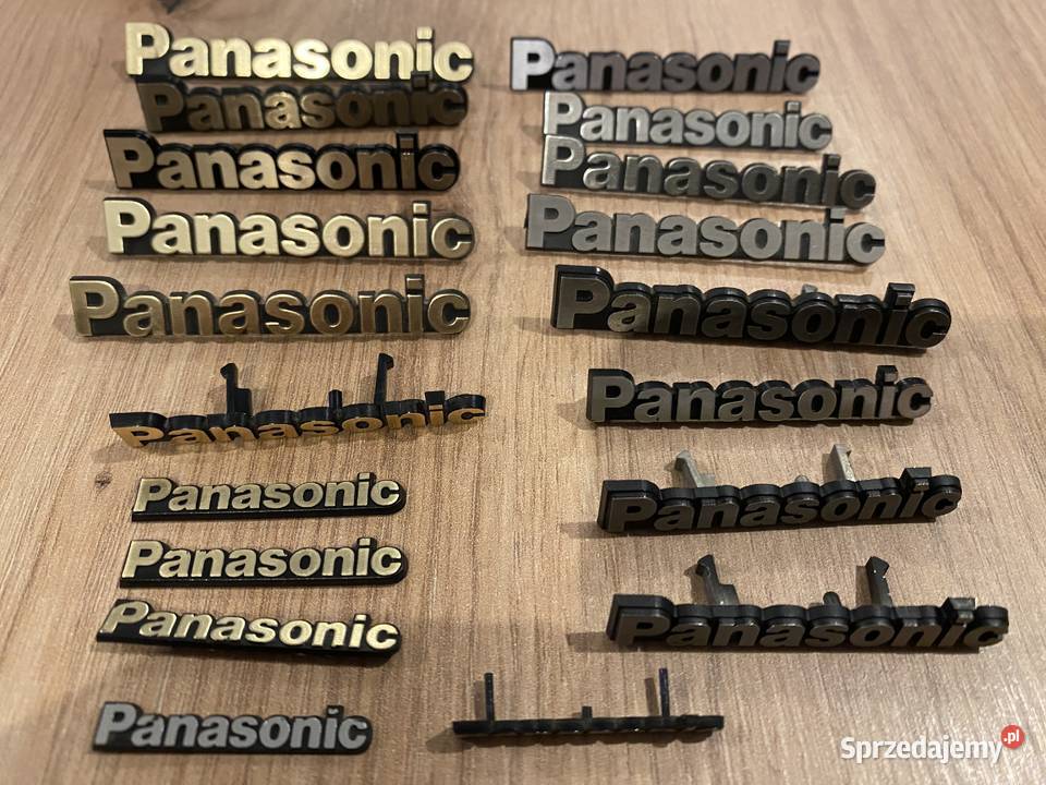 Emblematy na sprzęt TV i audio Panasonic