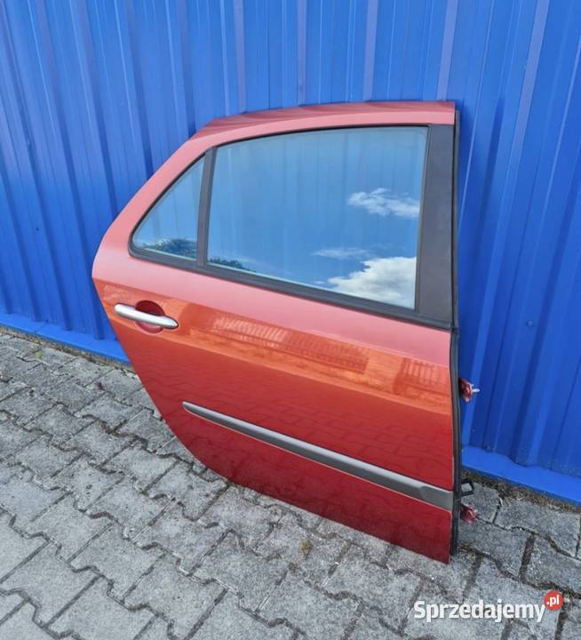 KOMPLETNE DRZWI TYŁ PRAWY RENAULT LAGUNA II 2 HB Działoszyce