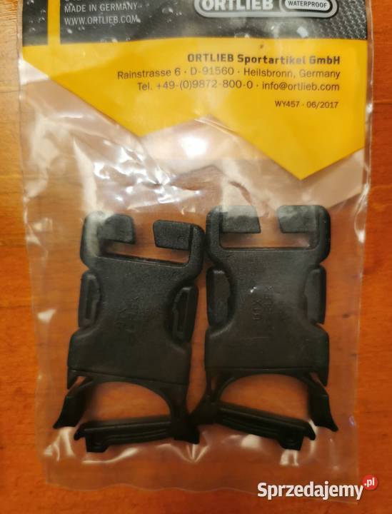 ORTLIEB Stealth 25mm Dwie NOWE Klamry naprawcze Łódź sprzedam
