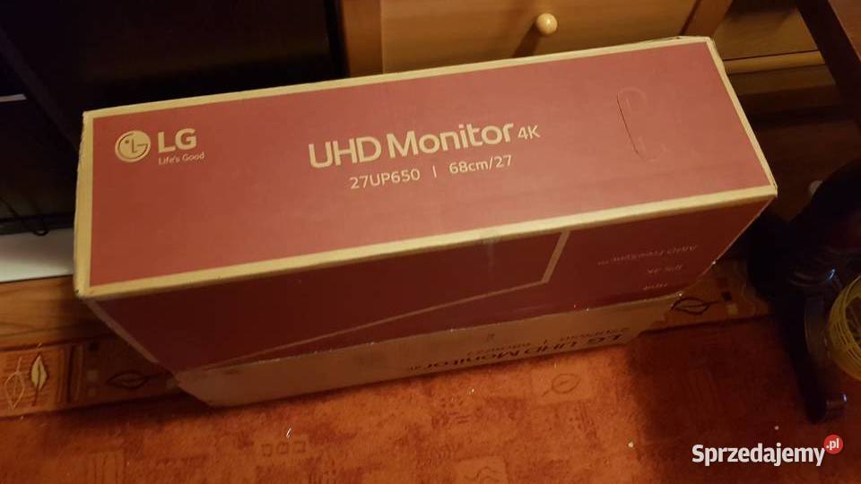 Monitor LG 27 4K 27UP650 UHD rozbity Lublin
