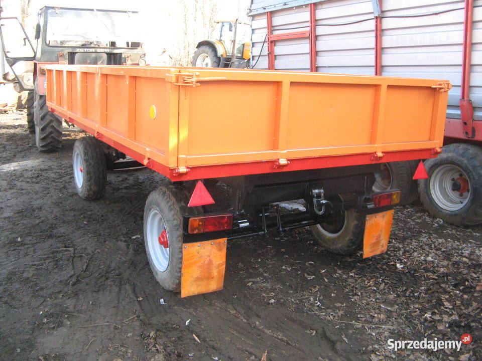 przyczepa kaczuszka d 35 wym 40x210 wtwrotka lubelskie Ryki