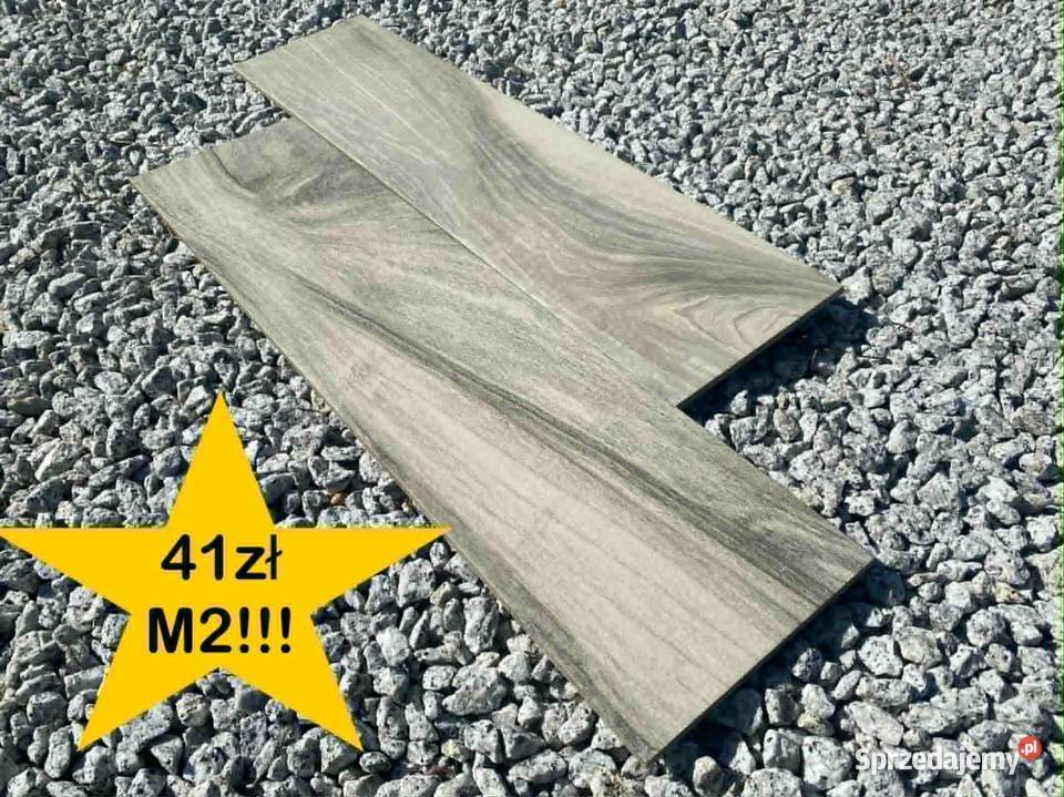 Nowość Gres drewnopodobny Merbau Szary 155x62