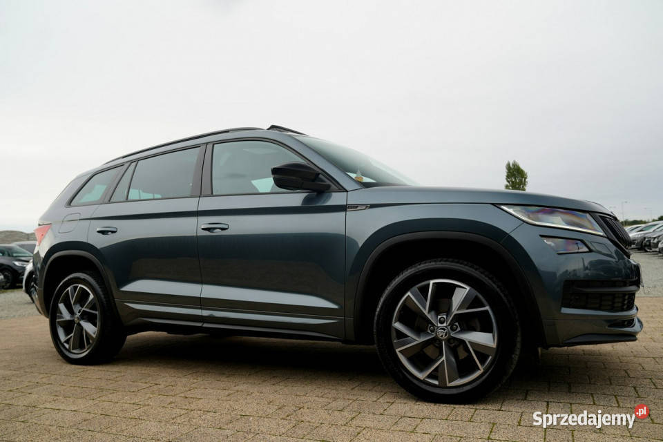 koda Kodiaq SPORTLINE acc kamera FUL LED skóra ASR (kontrola trakcji) Otmuchów