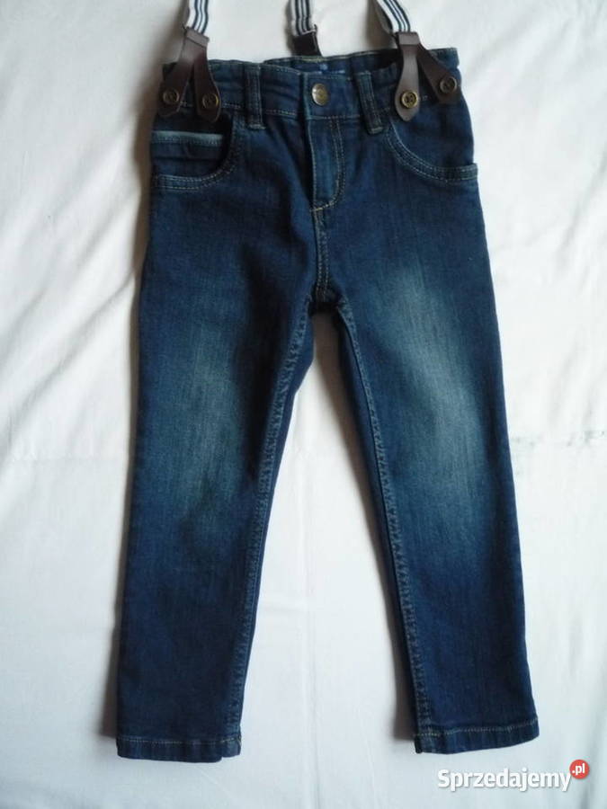 Lupilu r 104 Spodnie jeansy z szelkami Nowe