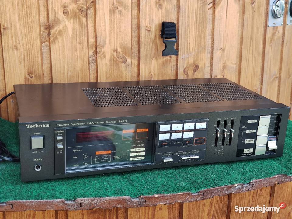 Amplituner Technics sa250 piękny vintage z 1984r Świdwin