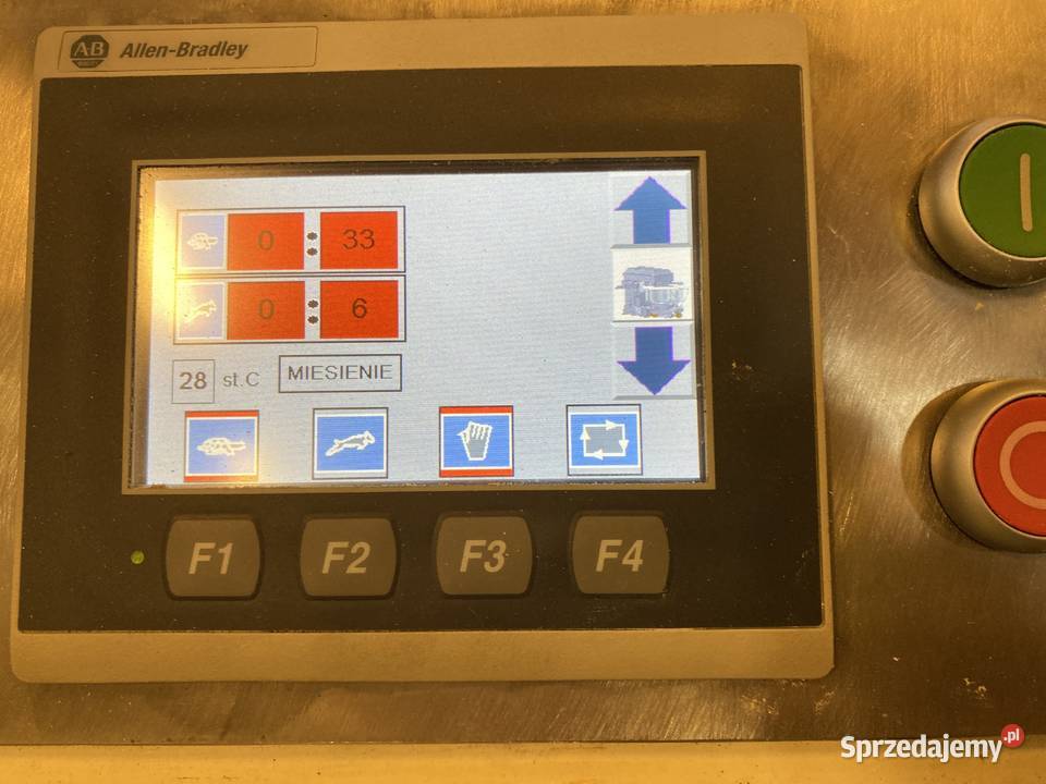 Pulpit sterowniczy panel dotykowy miesiarki MS Bydgoszcz