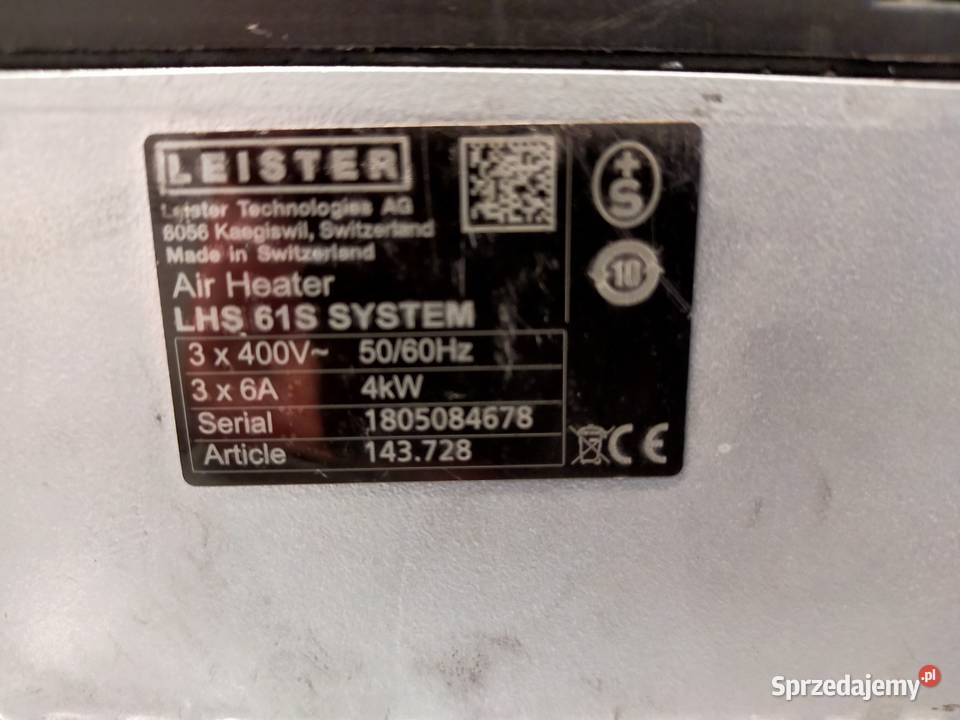 Leister LHS 61S Nagrzewnica Leister grzałka Cieszyn