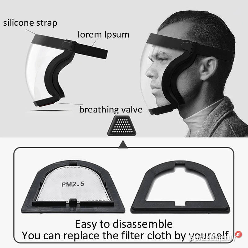 Maska robocza ochronna przeciwpyłowa antypara Zawiercie sprzedam