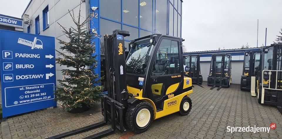 YALE GLP25VX Wózek widłowy 3 T 2013r triplex Oborniki