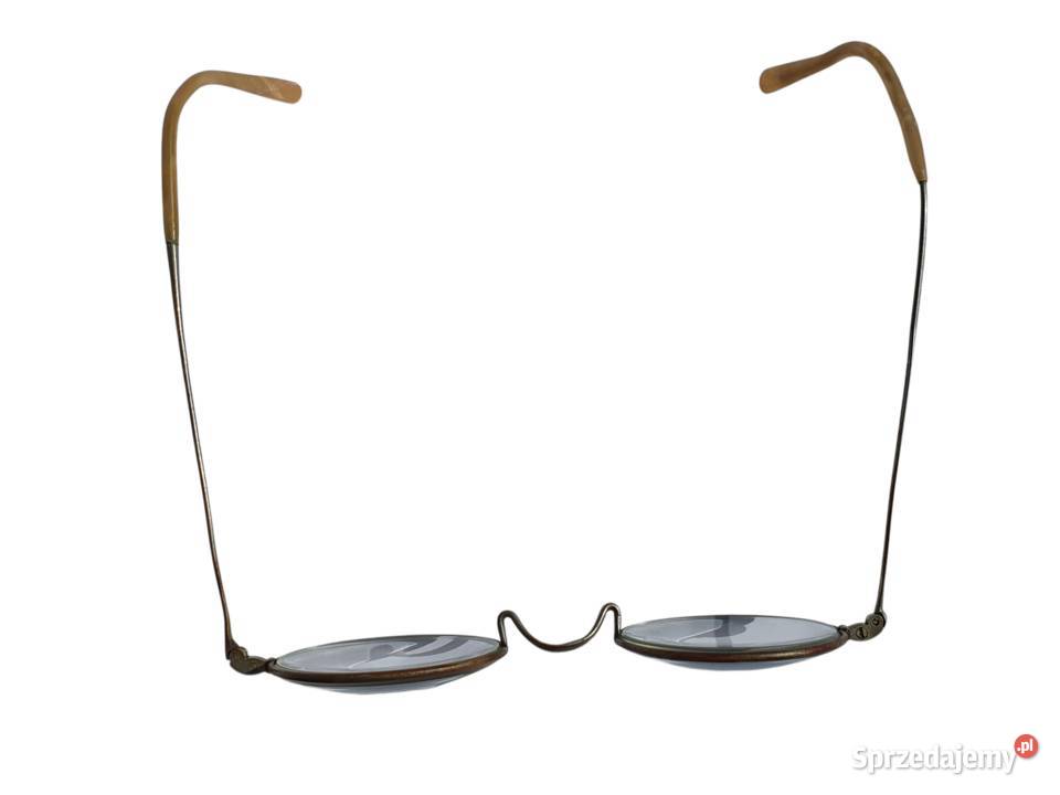 Stare przedwojenne okulary w oryginalnym etui Cieszyn