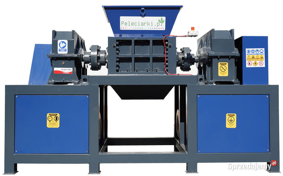 ROZDRABNIACZ 2Wałowy 30kW RECYKLING Panele
