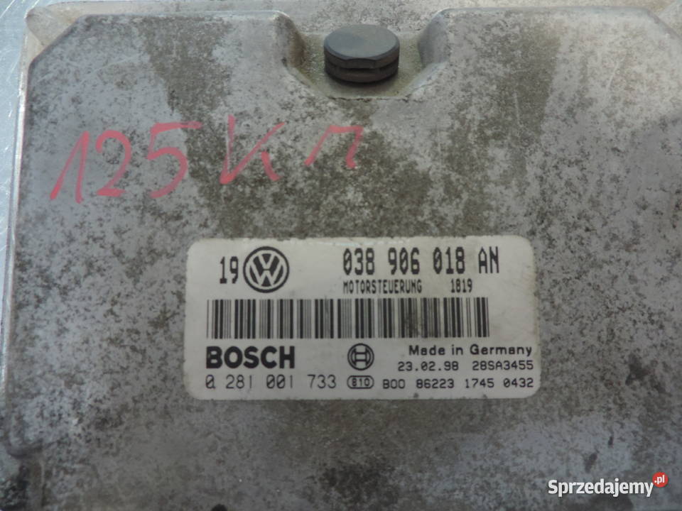 GOLF IV 19 TDI 125 STEROWNIK SILNIKA KOMPUTER Nowy Sącz