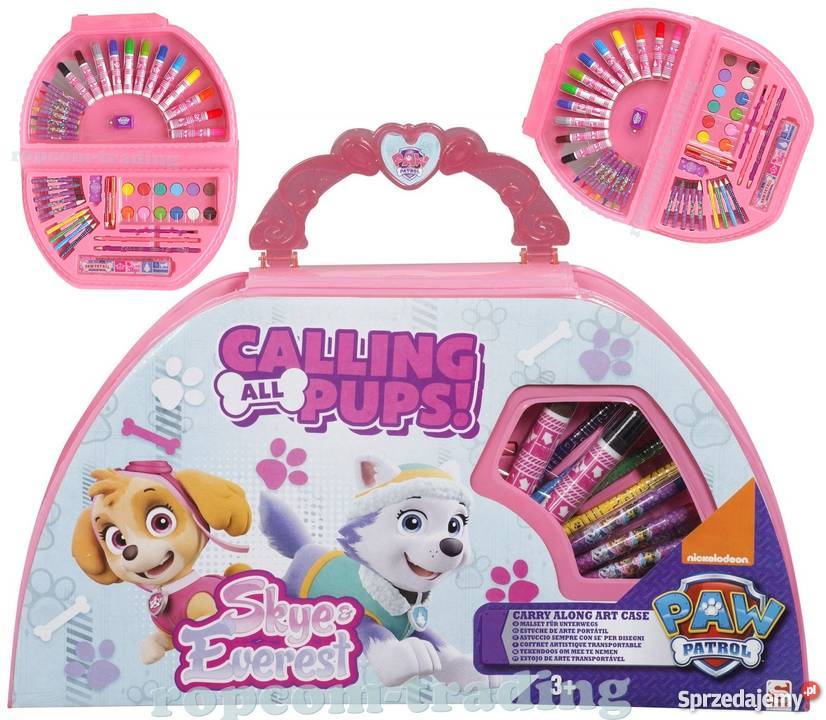 Kredki Farbki Flamastry PSI PATROL Zestaw