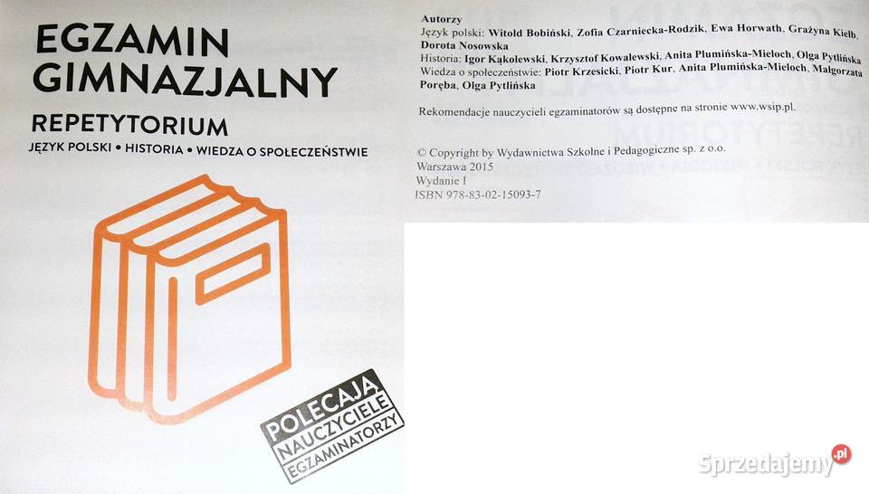 Egzamin gimnazjalny Repetytorium Część Chełm