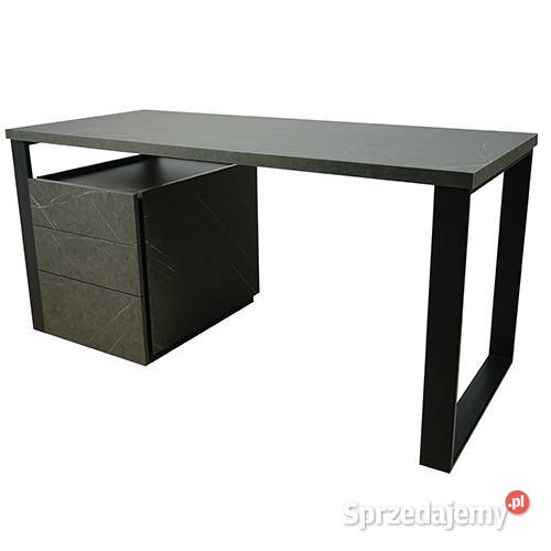 Biurko z kontenerkiem Wytrawny Szary Kamień 140 Biłgoraj sprzedam