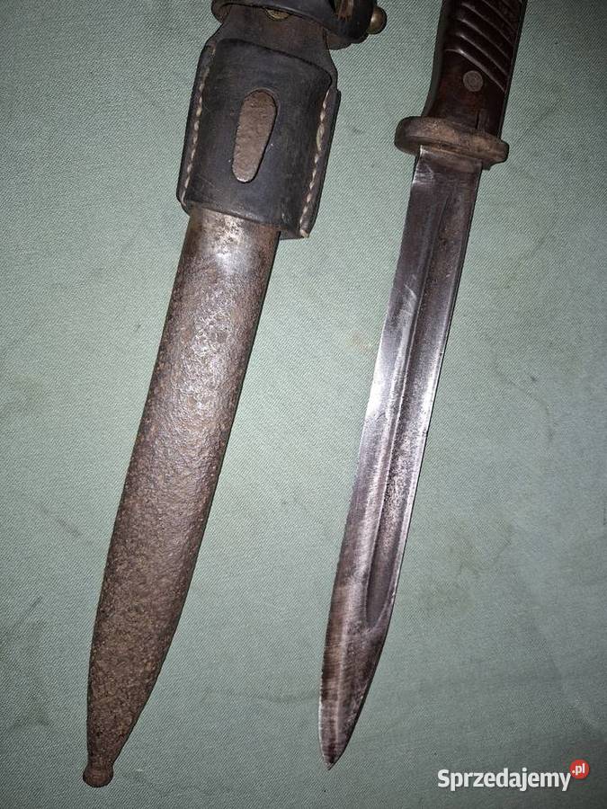 Bagnet Niemiecki Mauser S8498 II Wojna Kielce