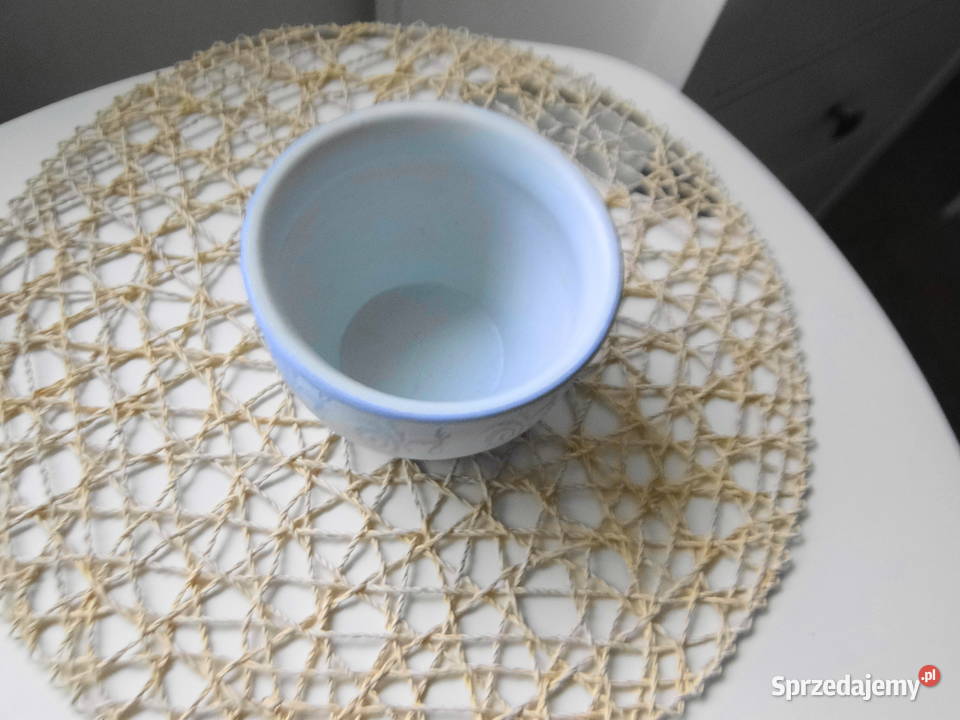 Nietuzinkowa osłonka na kwiatek ceramiczna Wyposażenie wnętrz mazowieckie Warszawa sprzedam