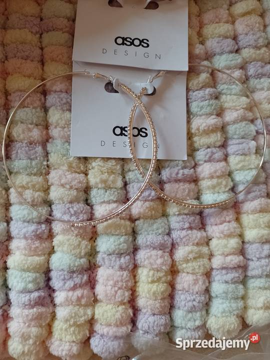 ASOS Ogromne Kolczyki koła ze zdobieniemNOWE Dla kobiet Kraków