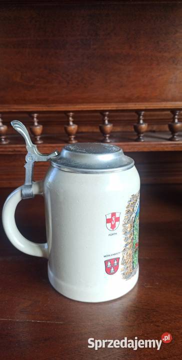 Kufel syg Zinn 50 lecie US Army w Europie pomorskie