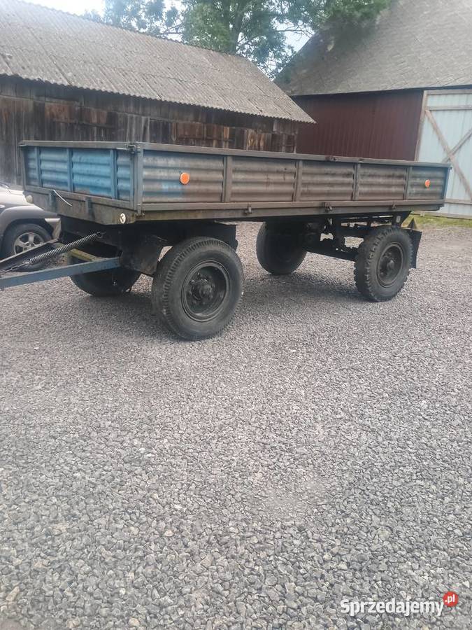 Przyczepa D50 6 ton Autosan nieuszkodzony Żółkiewka-Osada