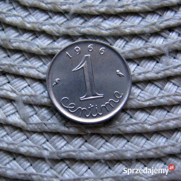 Francja 1 Centym 1966r Numizmatyka Kalisz