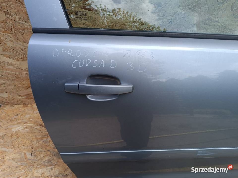 OPEL CORSA D 3D DRZWI PRZÓD PRAWY PRAWA KOD LAK wielkopolskie Słowikowo