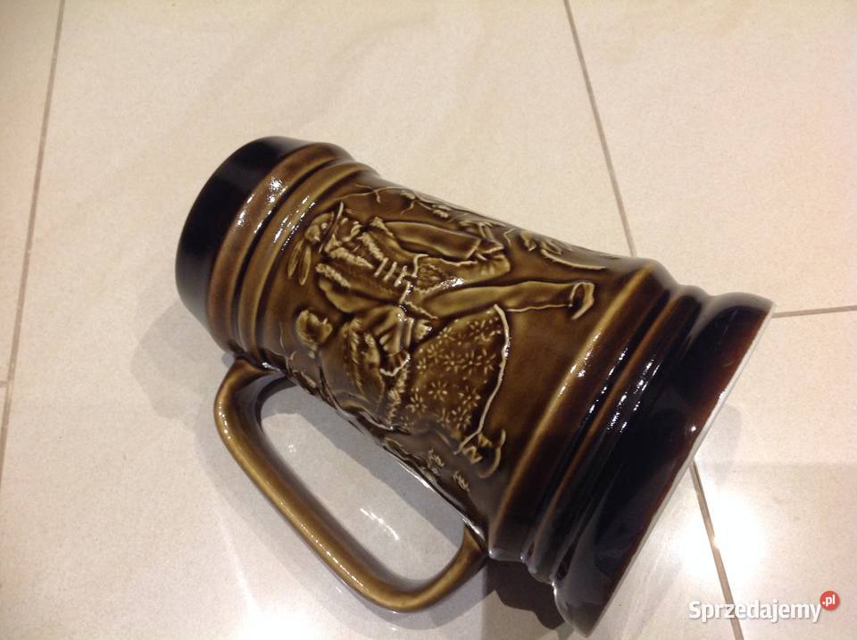 Stary Kufel Ceramiczny TUŁOWICE Sygnowany Nowa Sól sprzedam