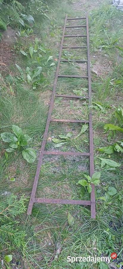 Stara metalowa drabina loft vintage retro Puławy