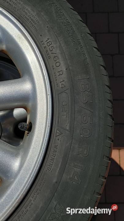 Felgi stalowe Ronal 14 6J ET38 4x100 z oponami osobowe Stalowa Wola