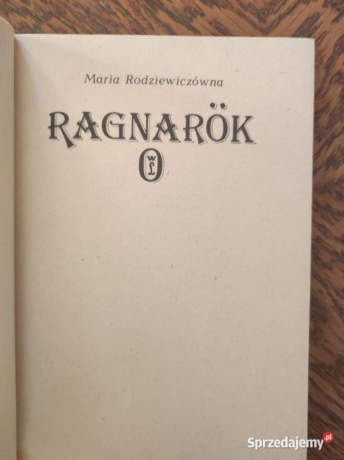 Ragnarok Ragnark Maria Rodziewiczówna Kielce sprzedam