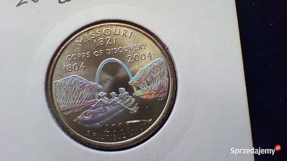 Stare monety 14 dolar 2003 Missouri USA hologram Lesko sprzedam