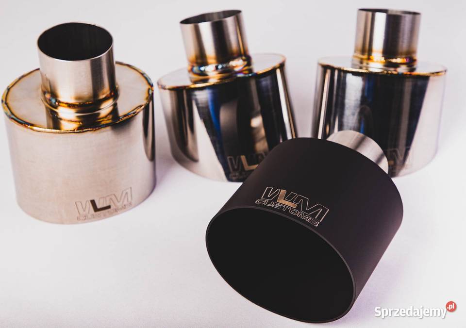 Końcówka wydechu tłumika owalna owal stal Hecznarowice