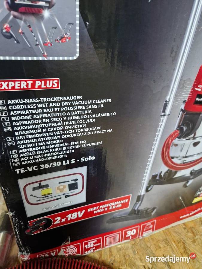 ODKURZACZ AKUMULATOROWY EINHELL TEVC 3630 LI Głogowa