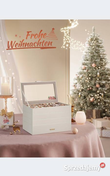 SONGMICS Pudełko na biżuterię 4 poziomy gablota Gorzów Wielkopolski