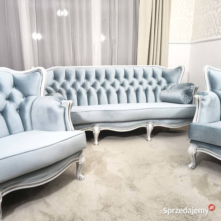 Komplet wypoczynkowy Ludwik sofa fotele Jagodnik