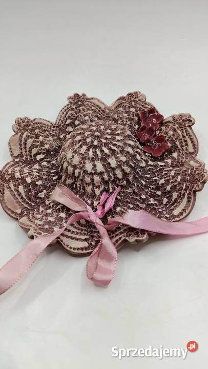 Ceramiczny dekoracyjny kapelusz ozdoba Zamość sprzedam